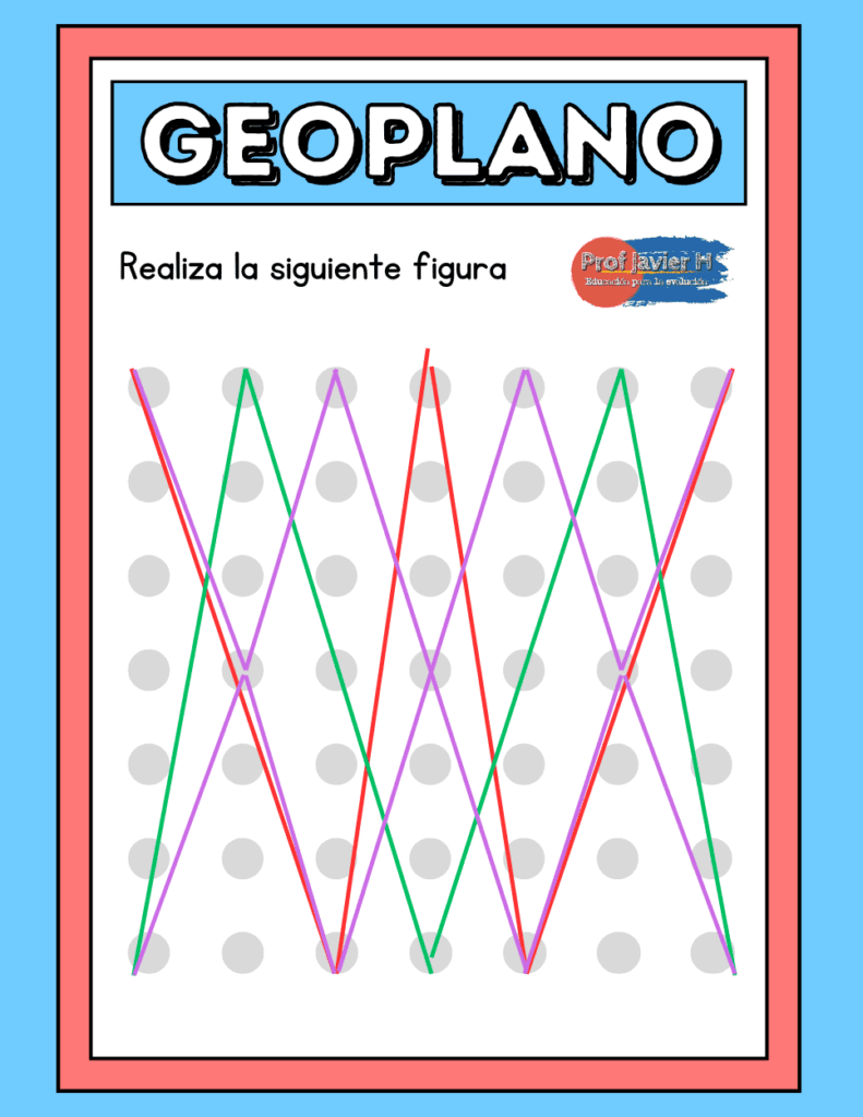 Imagen imprimible para geoplano
