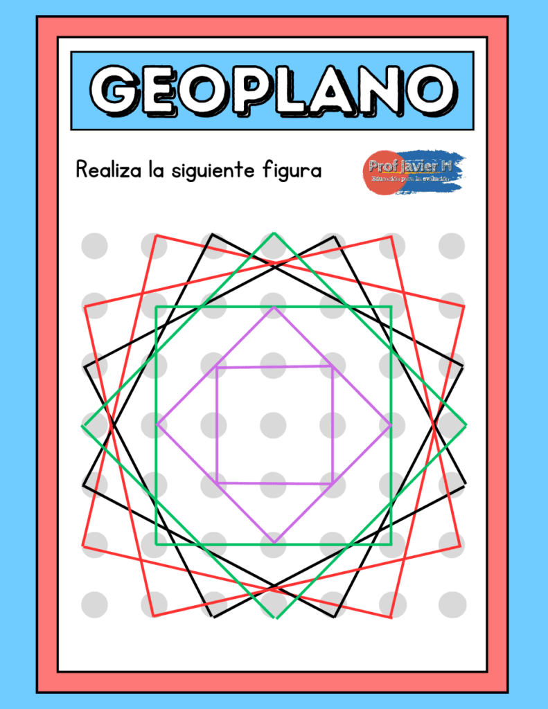 Imagen imprimible para geoplano