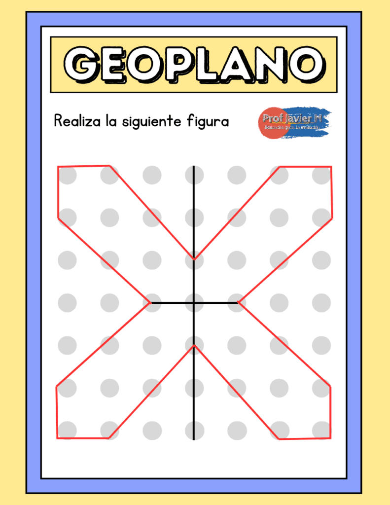 Imagen imprimible para geoplano