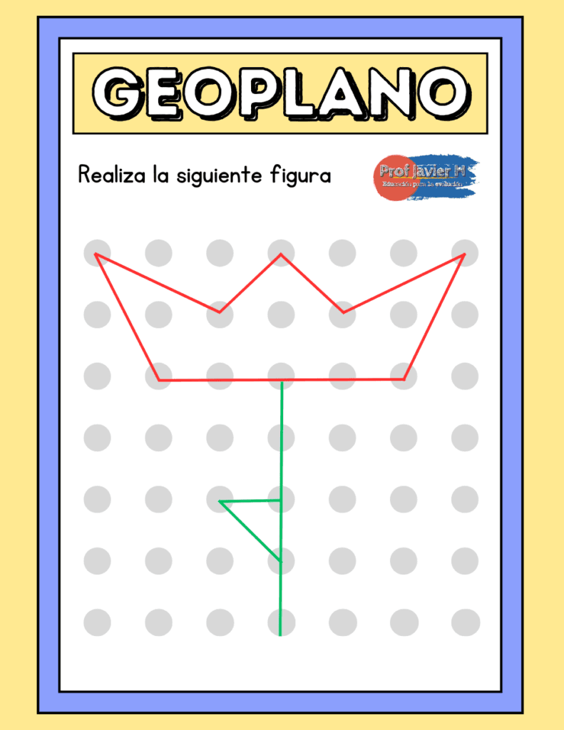 Imagen imprimible para geoplano