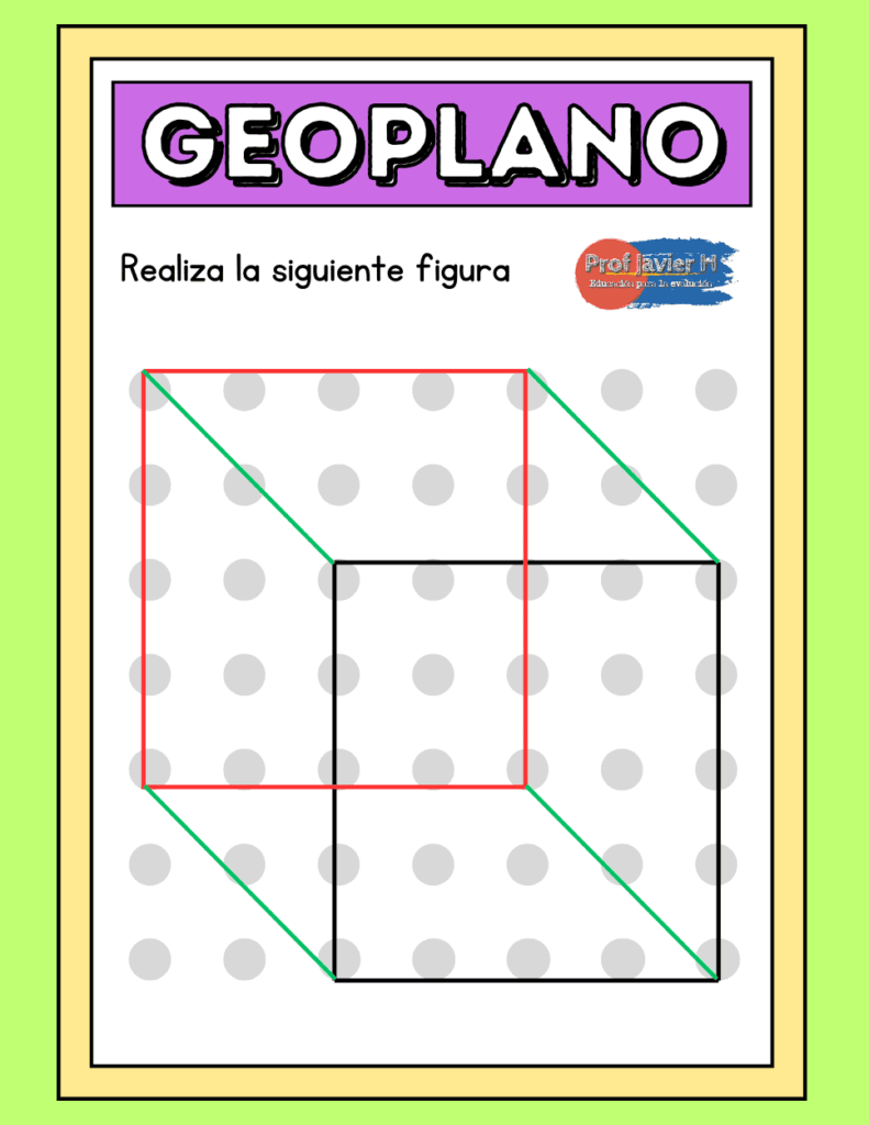 Imagen imprimible para geoplano