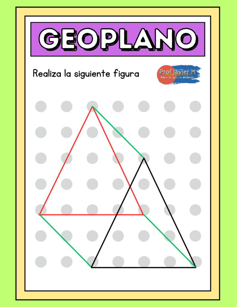 Imagen imprimible para geoplano