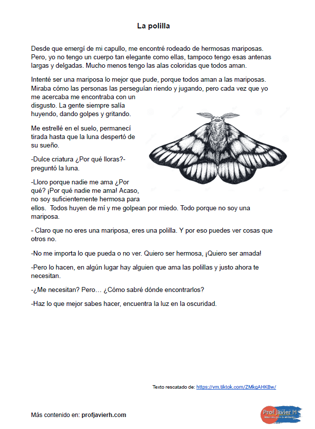 historia la polilla